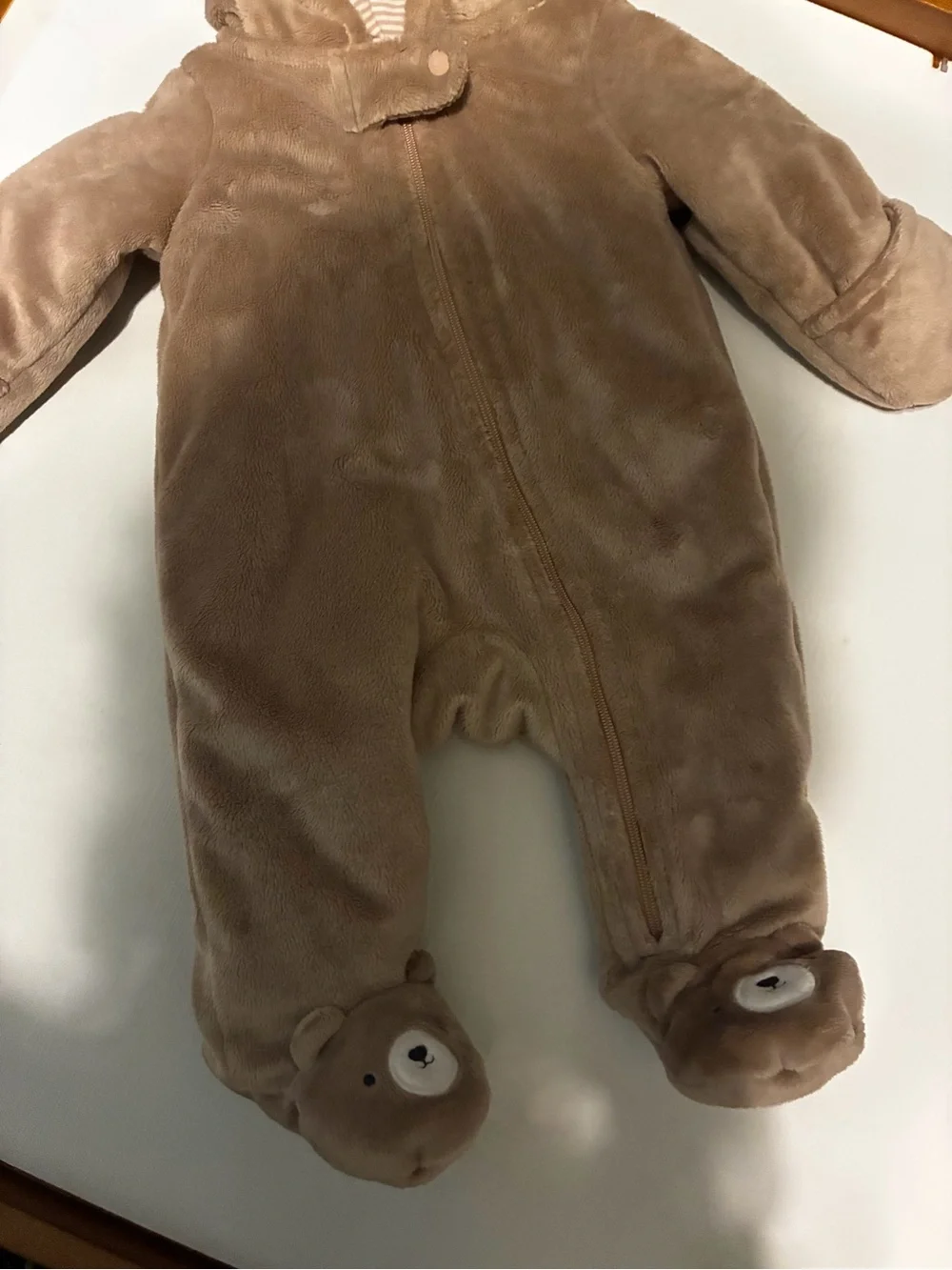 Carters plush hooded